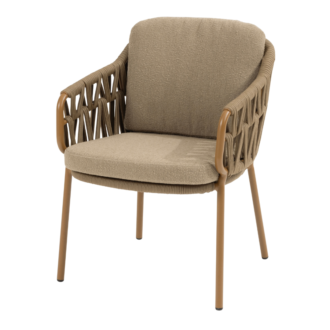 Tuinset Biarritz | Eettafel Colorado | 6x Eetstoel Biarritz