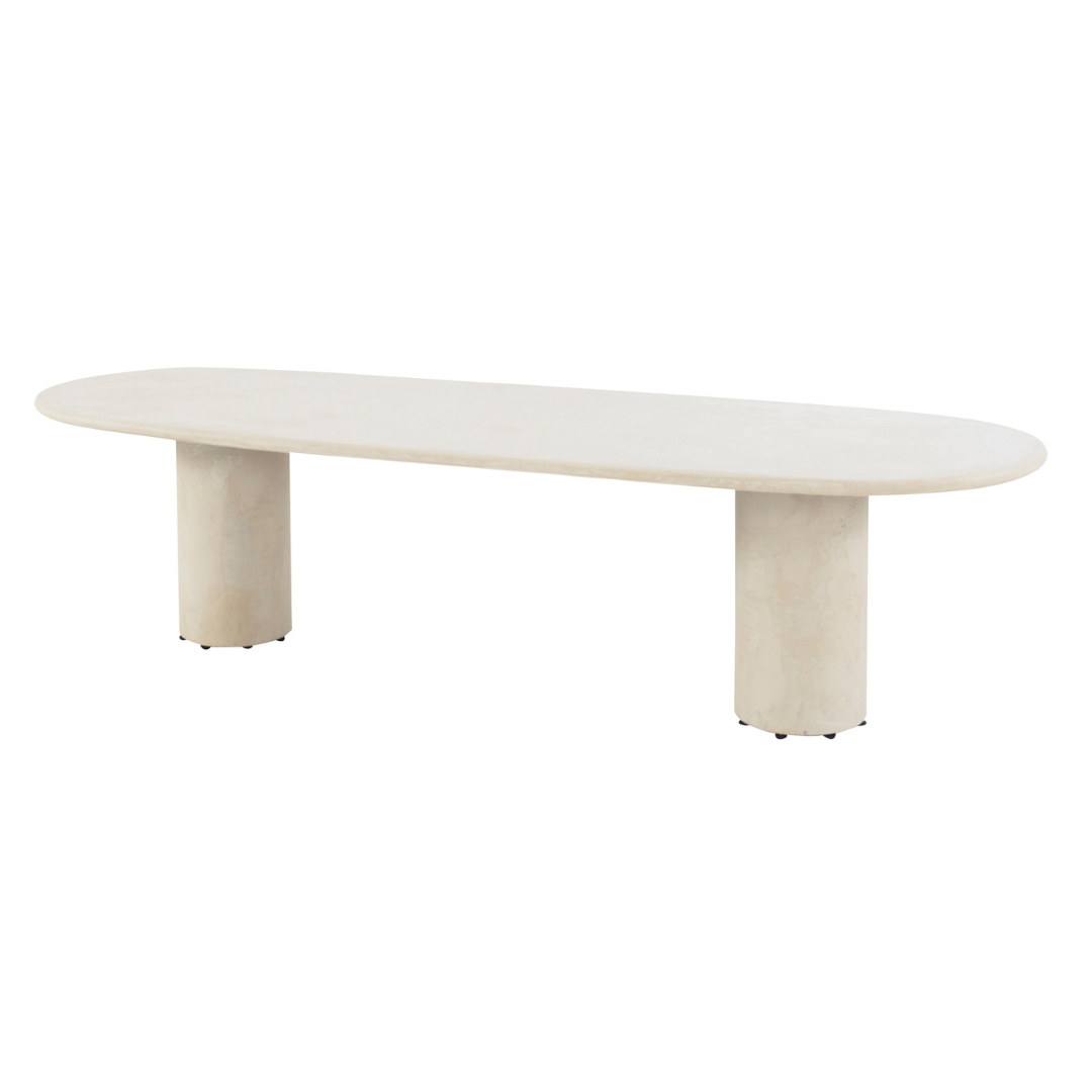 Tuinset Biarritz | Eettafel Hampton 300cm | 8x Eetstoel Biarritz