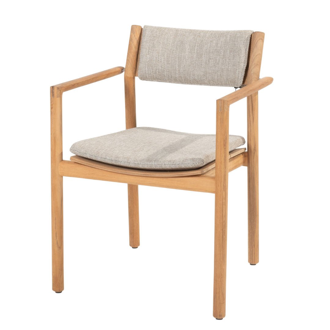 Tuinset Levi | Eettafel Liam | 6x Eetstoel Levi