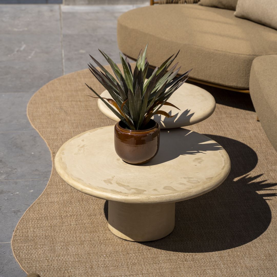 Loungeset Biarritz | Tuinbank Met Ligelement | 1x Loungestoel | Salontafels Hampton