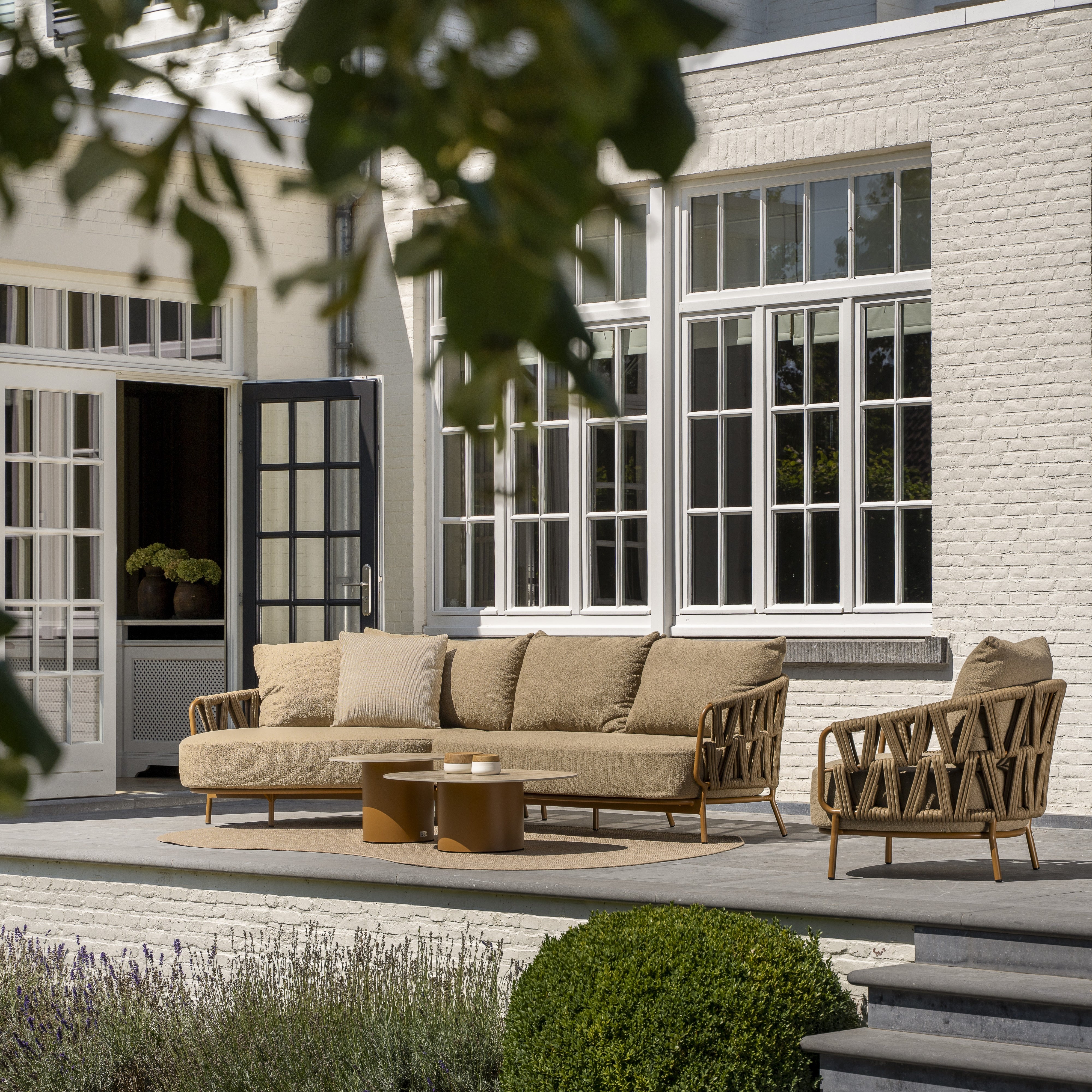 Loungeset Biarritz met ligelement