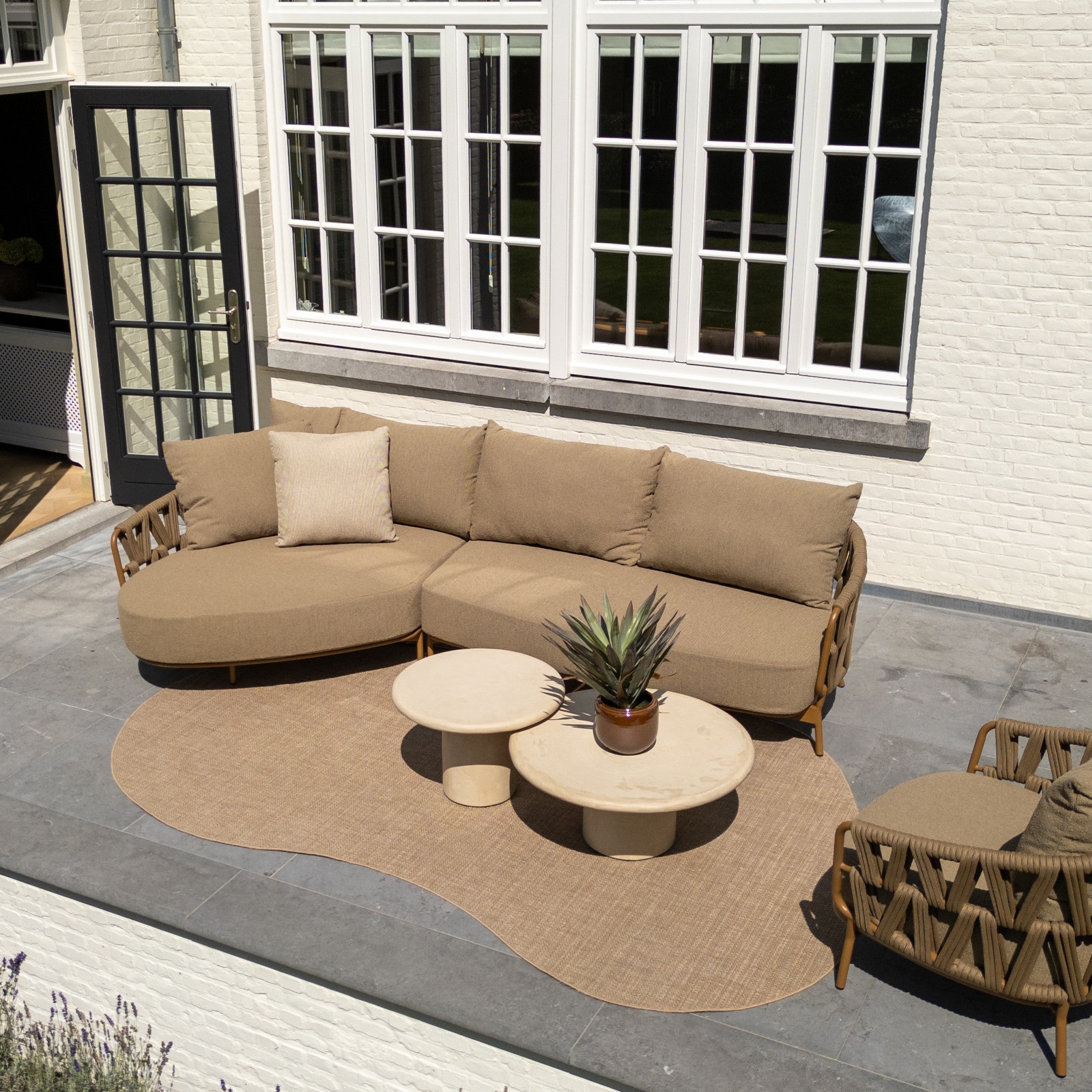 Loungeset Biarritz met ligelement