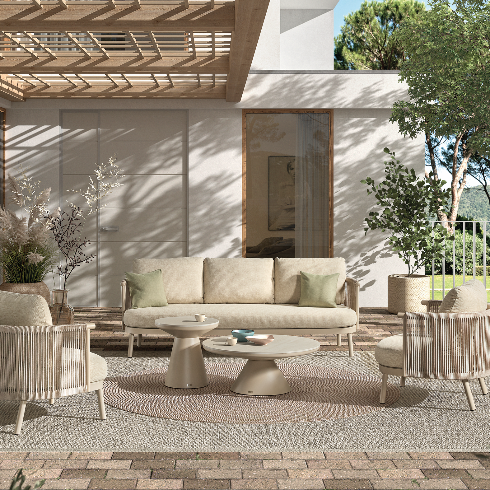 Loungeset Mendoza Latte