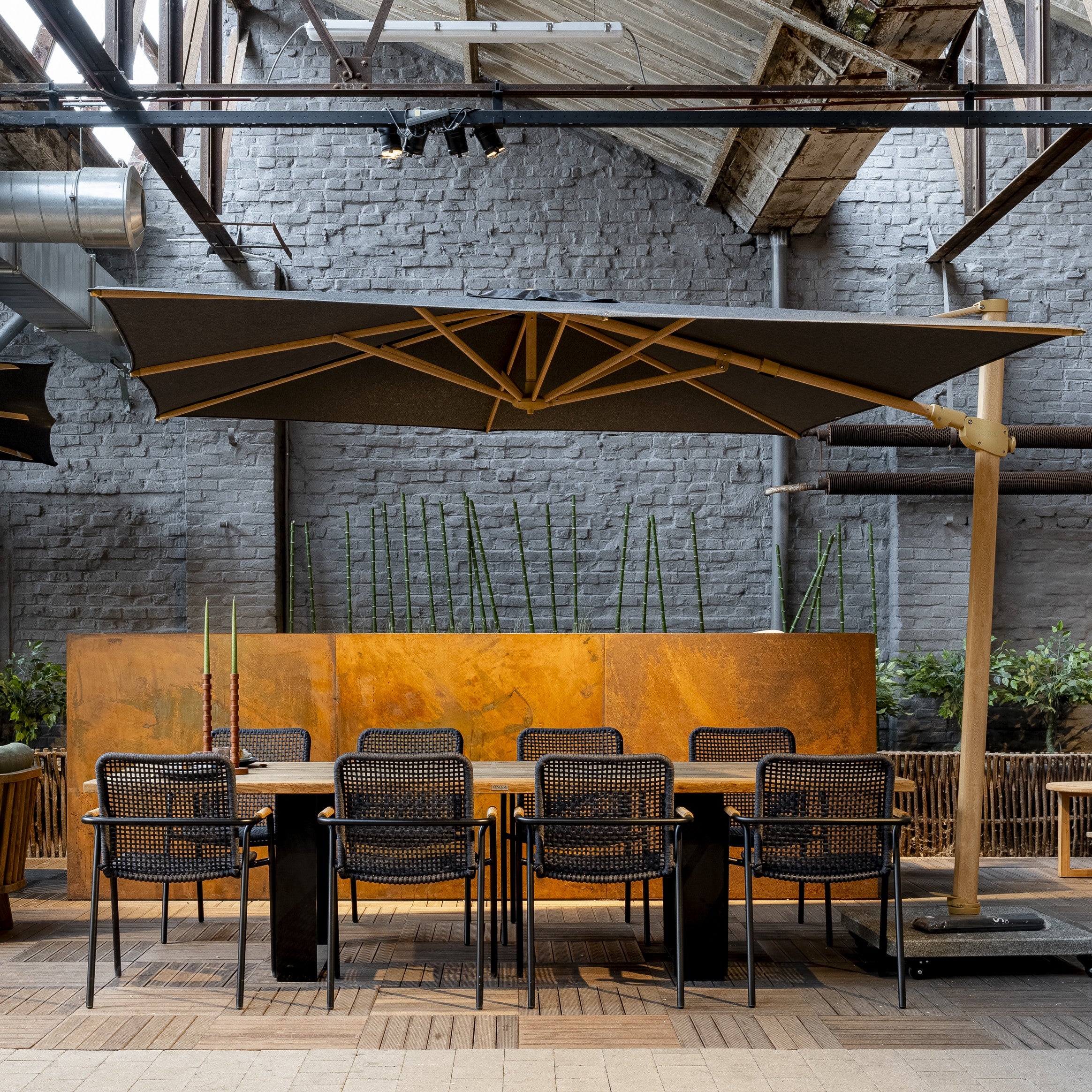 Parasol Portland Antraciet