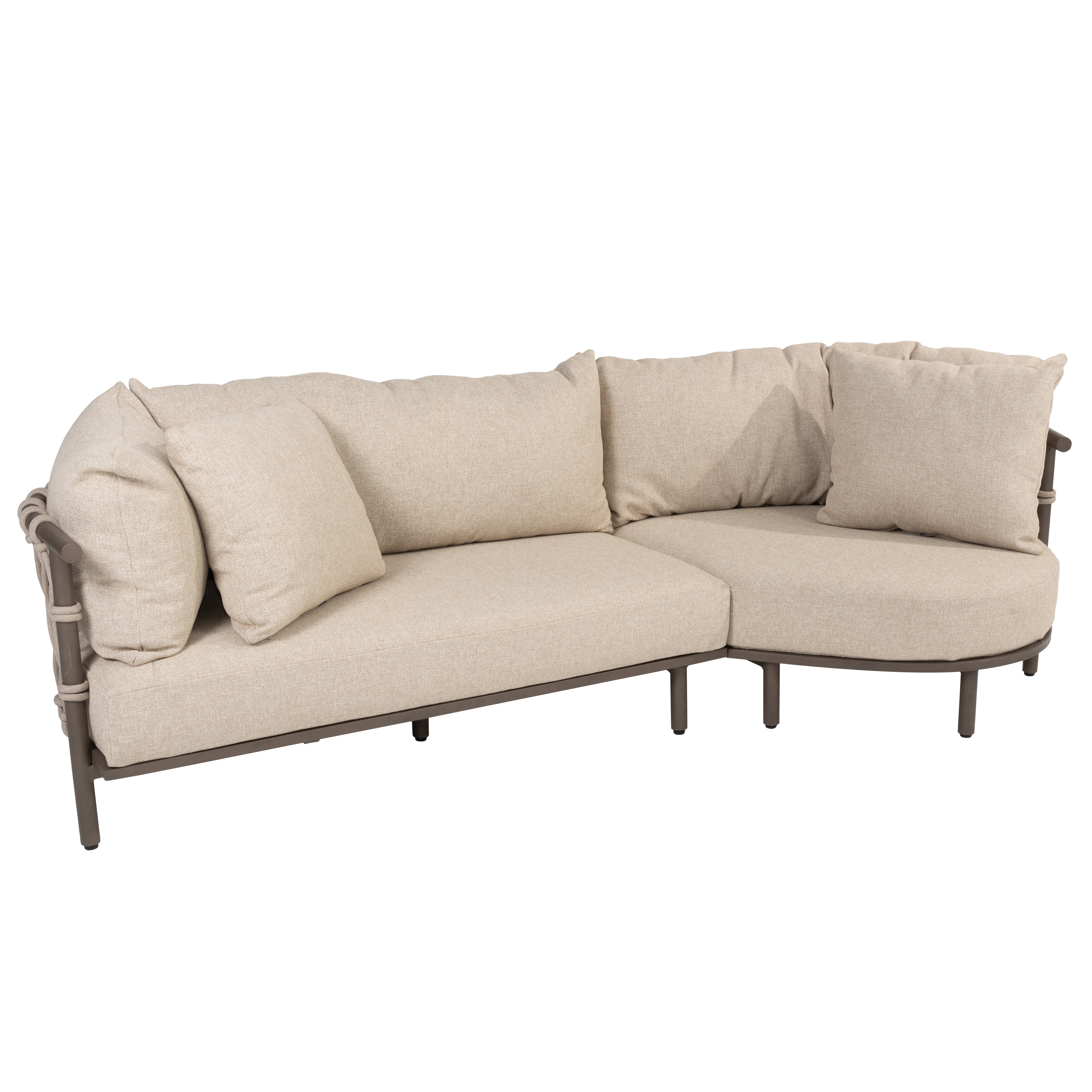 Loungeset Ezra met ligelement