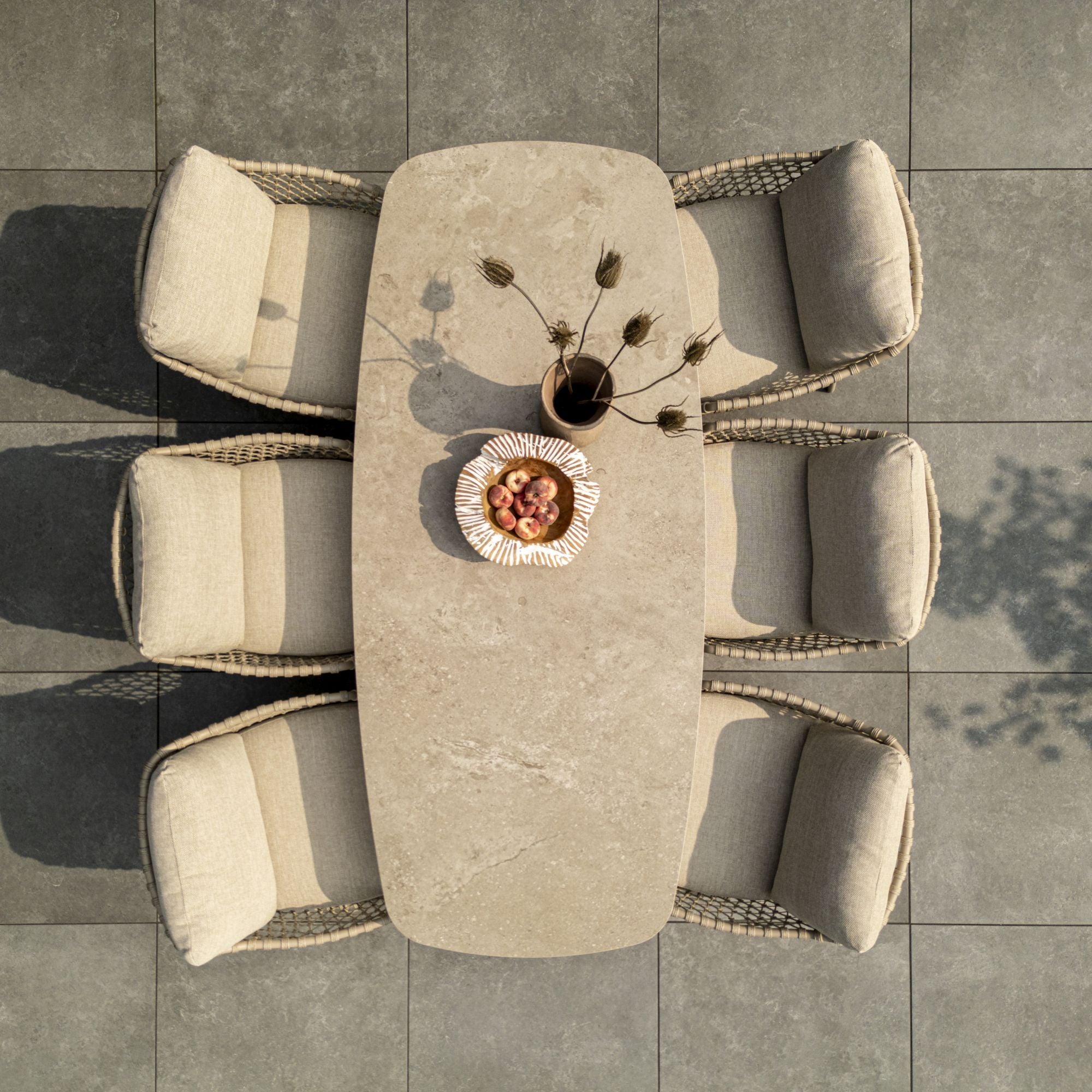 Low Dining Set Sardinia